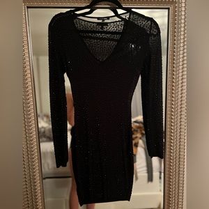 Mesh see through dress